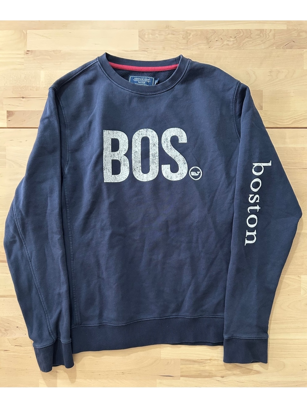Vineyard Vines Boston BOS Graphic Crewneck Sweatshirt - Size M